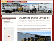 Tablet Screenshot of graphicmoversinc.com